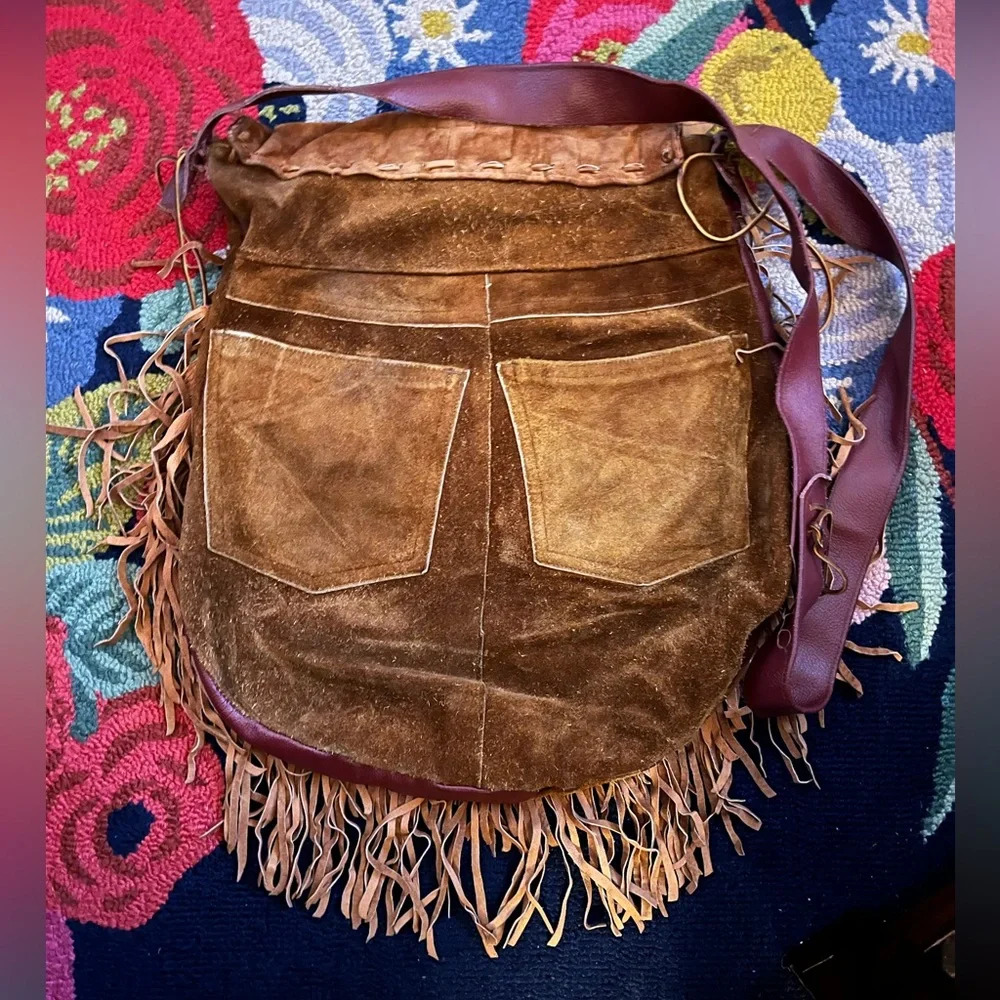 Charlize Kyle Couture Vintage Fringe Bag - Picture 2 of 15